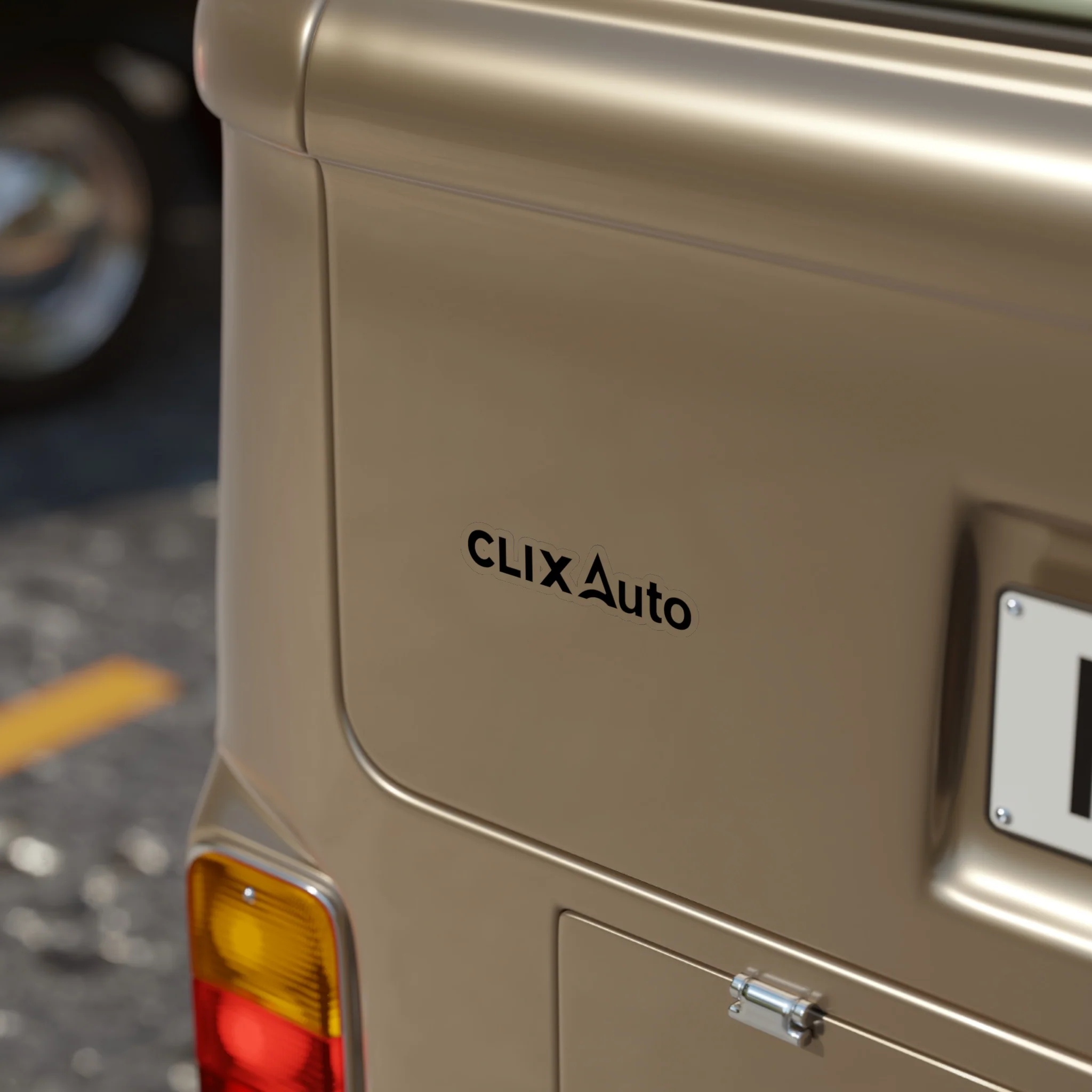 ClixAuto Transparent Stickers, Die-Cut, 1pcs - Image 3