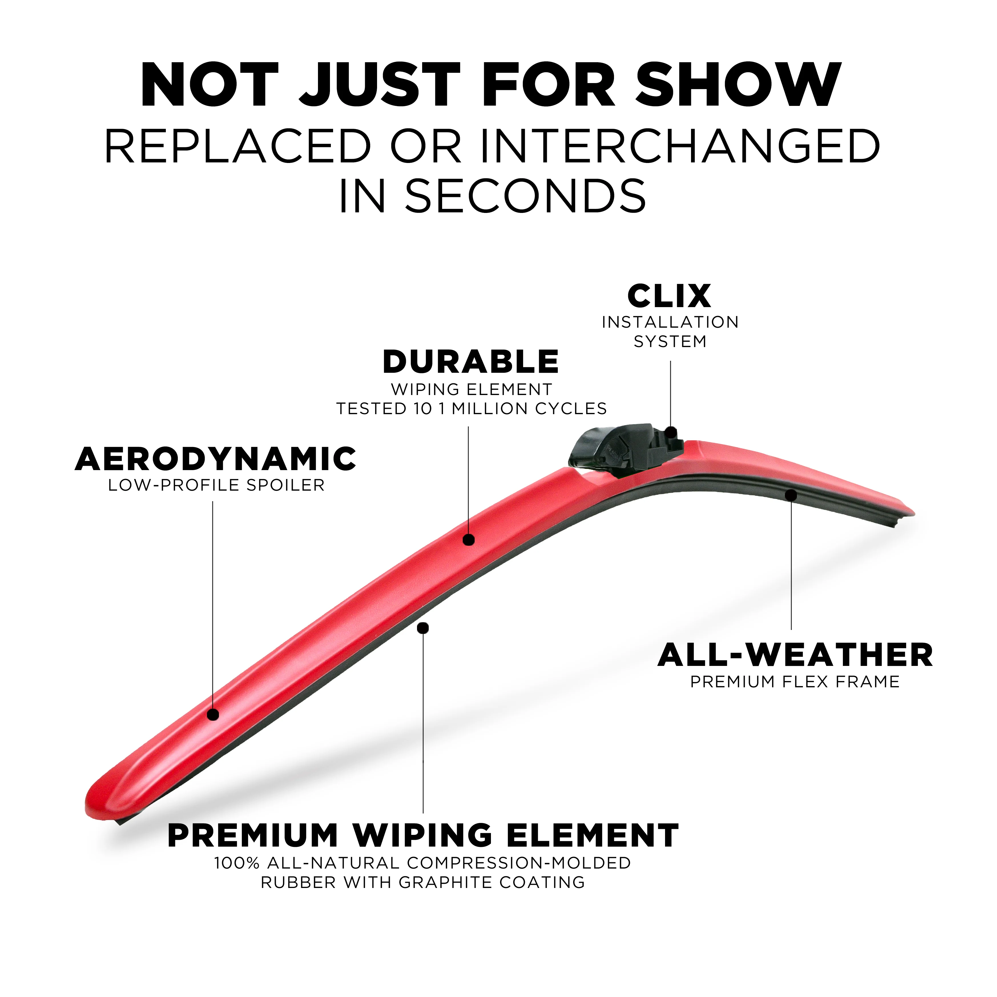 ClixWipers 20in and 20in Windshield Wiper Blade Set - Image 29