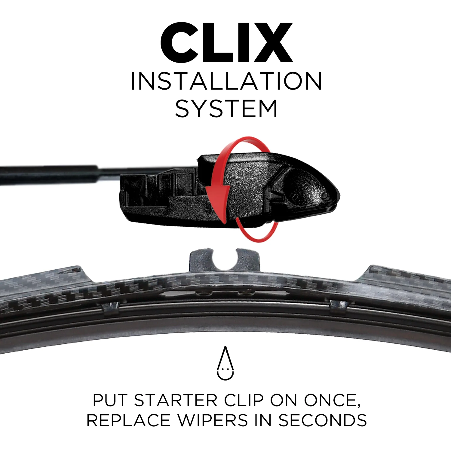 ClixWipers 22in and 14in Windshield Wiper Blade Set - Image 7