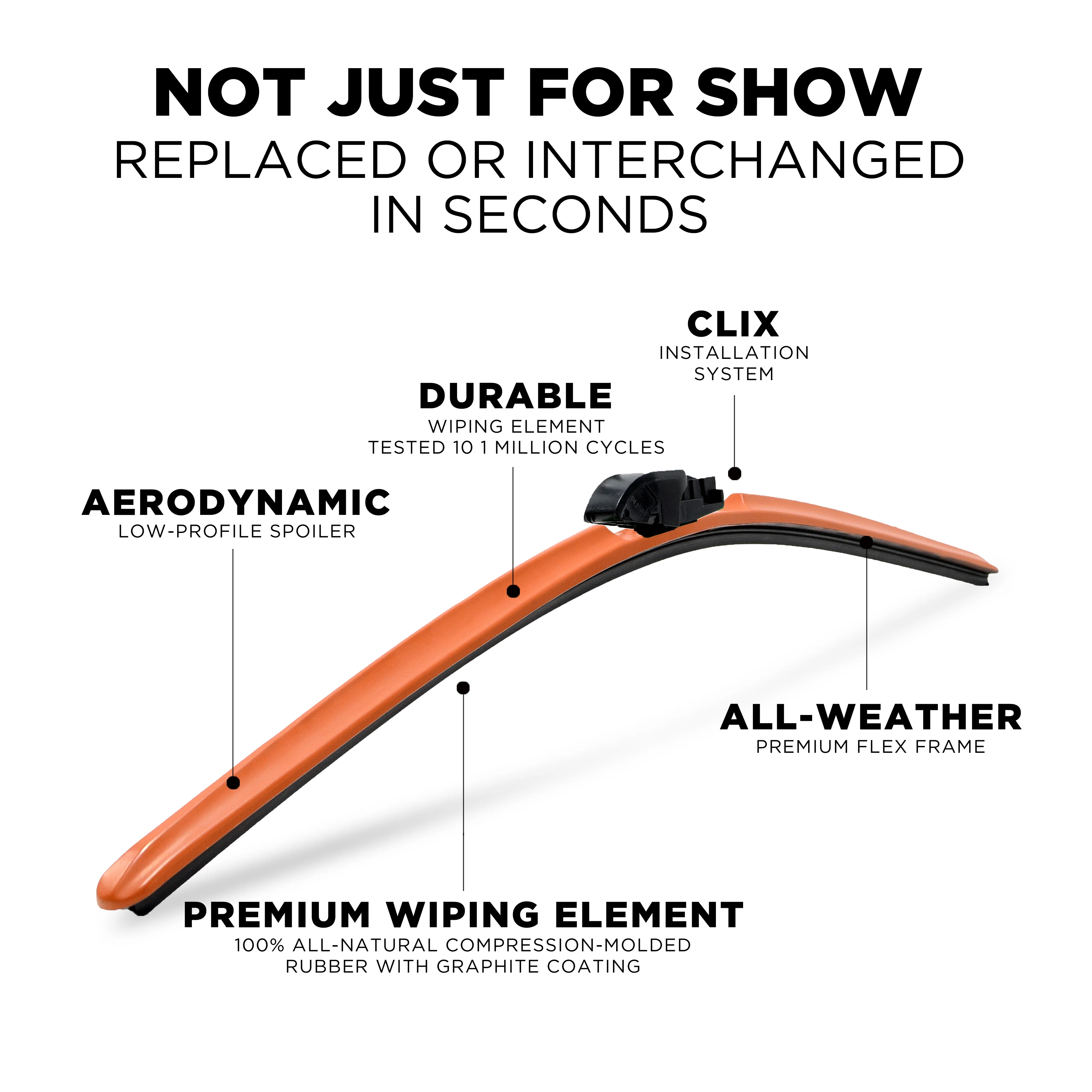 ClixWipers 24in and 24in Windshield Wiper Blade Set - Image 35