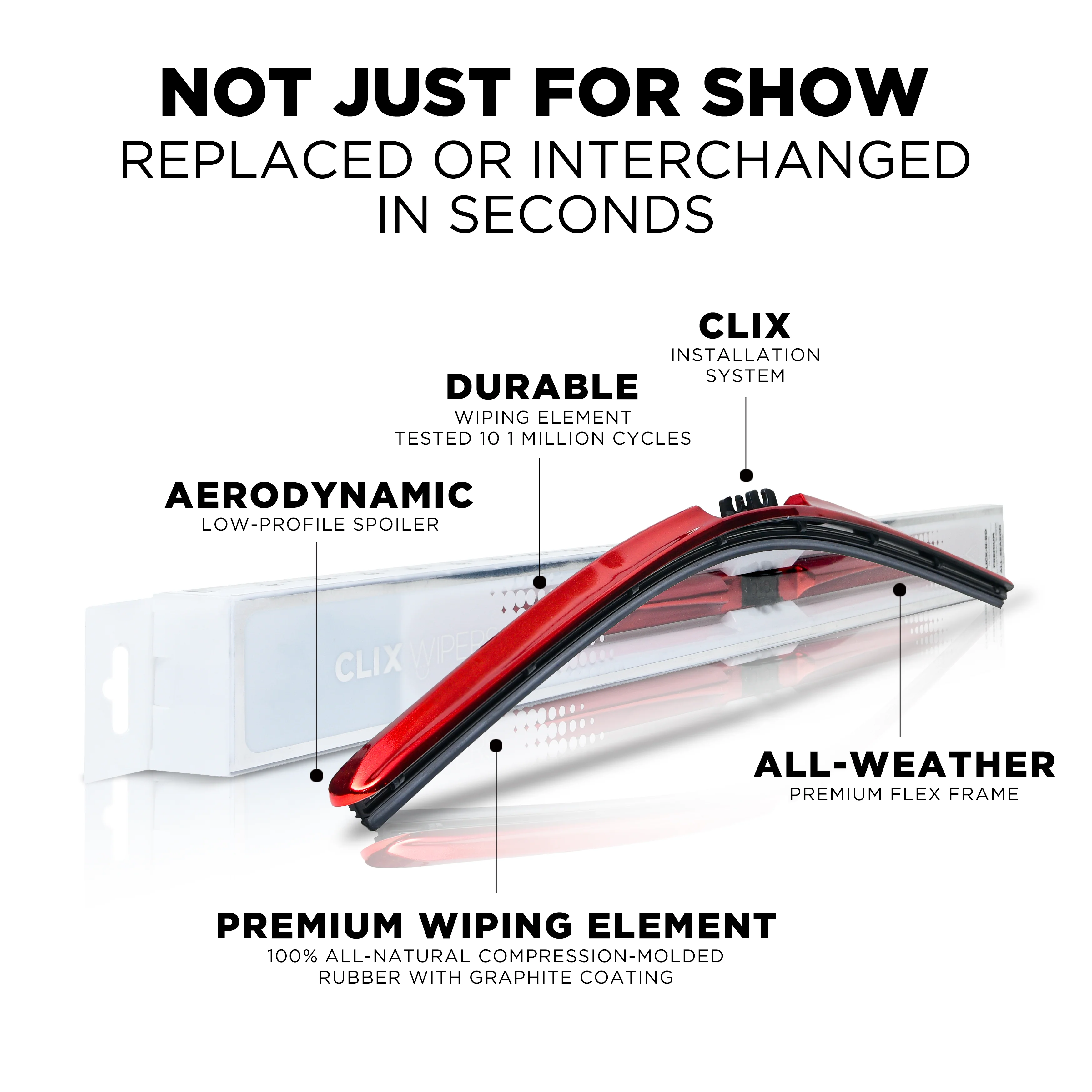 ClixWipers 26in and 20in Windshield Wiper Blade Set - Image 59