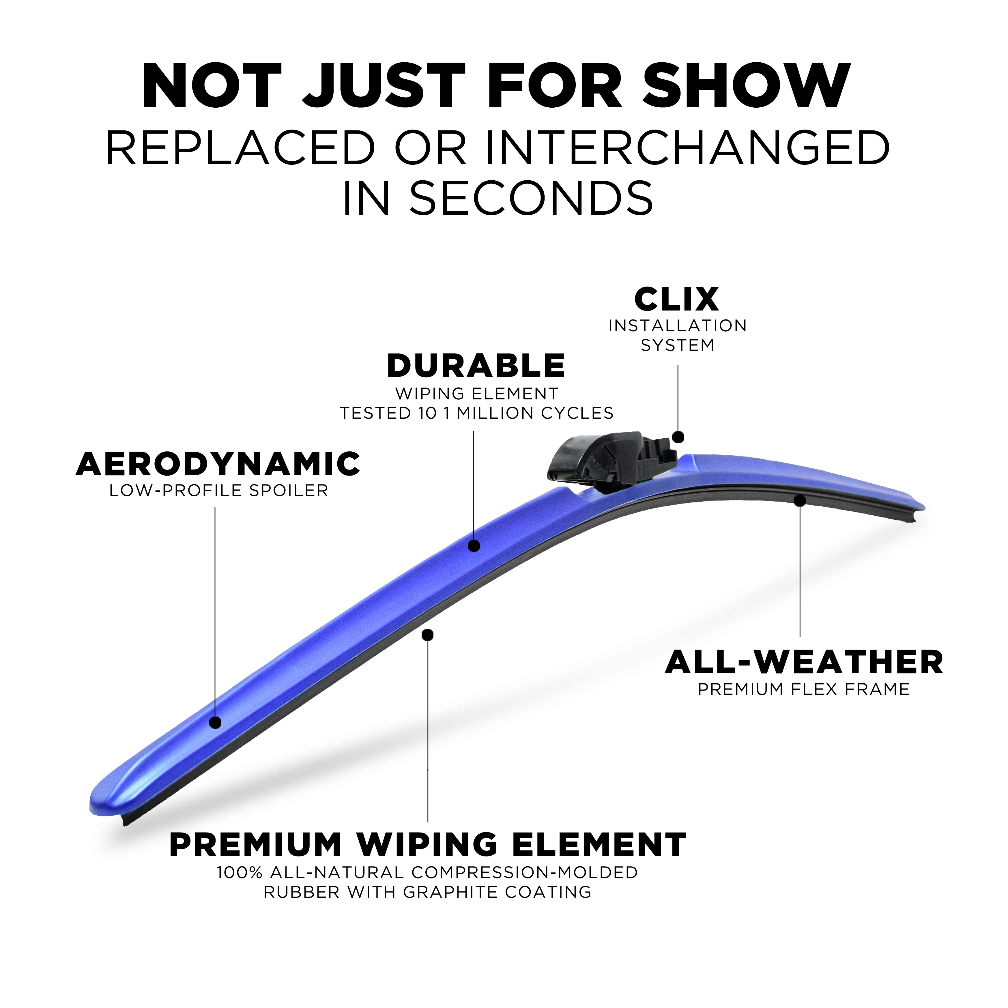 ClixWipers 26in and 26in Windshield Wiper Blade Set - Image 11