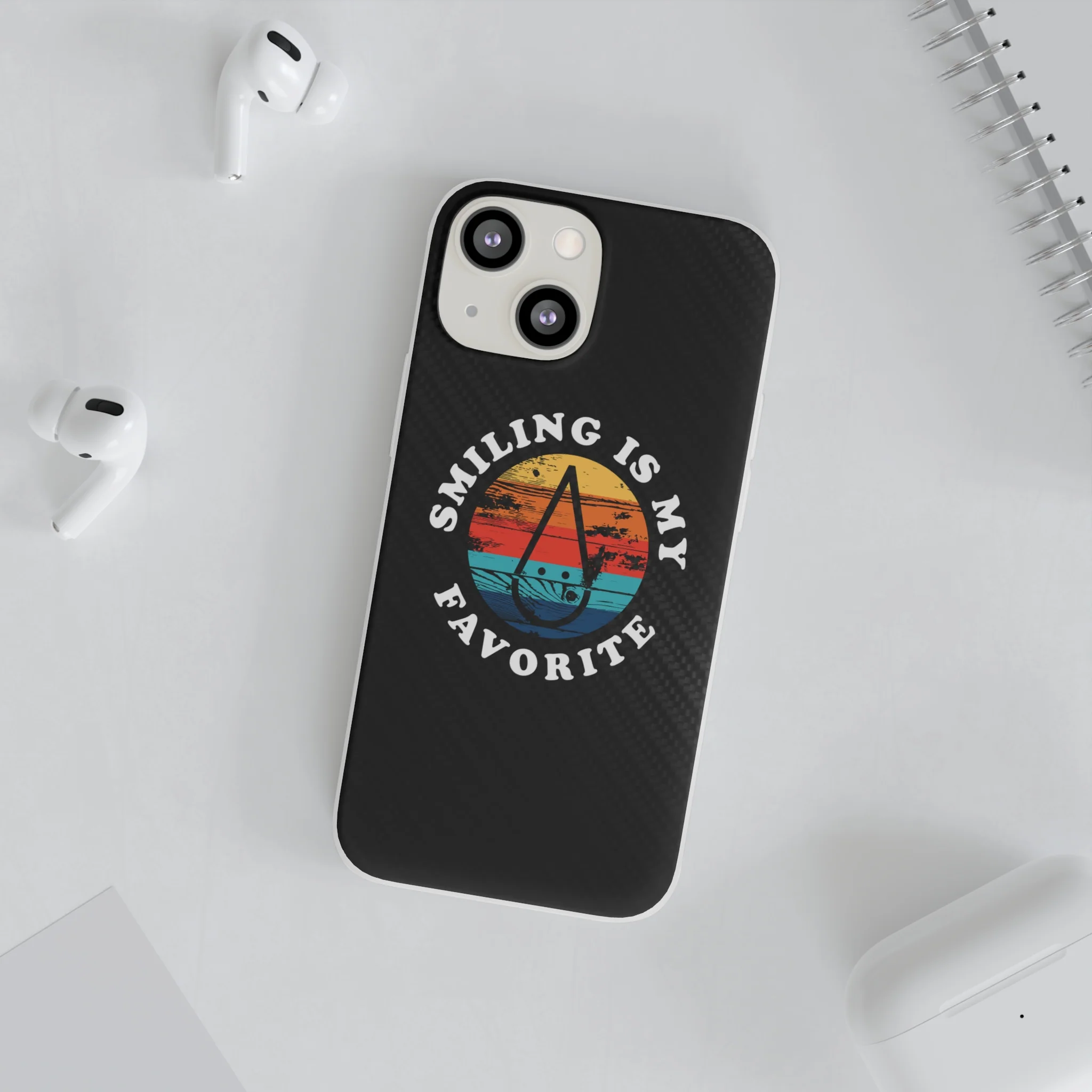 "Smiling Is My Favorite" Flexi Phone Case - Image 3