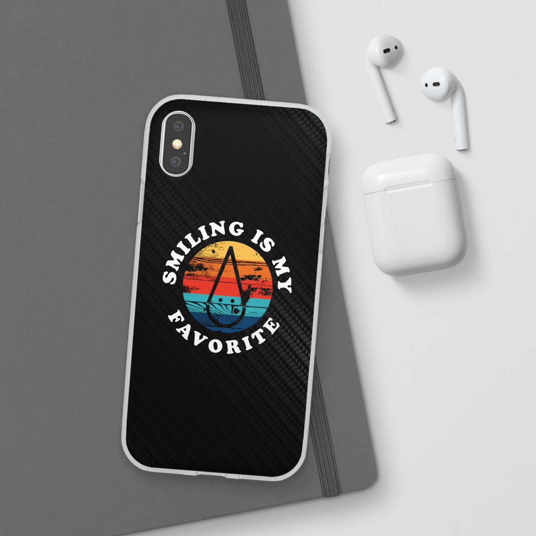 "Smiling Is My Favorite" Flexi Phone Case - Image 35