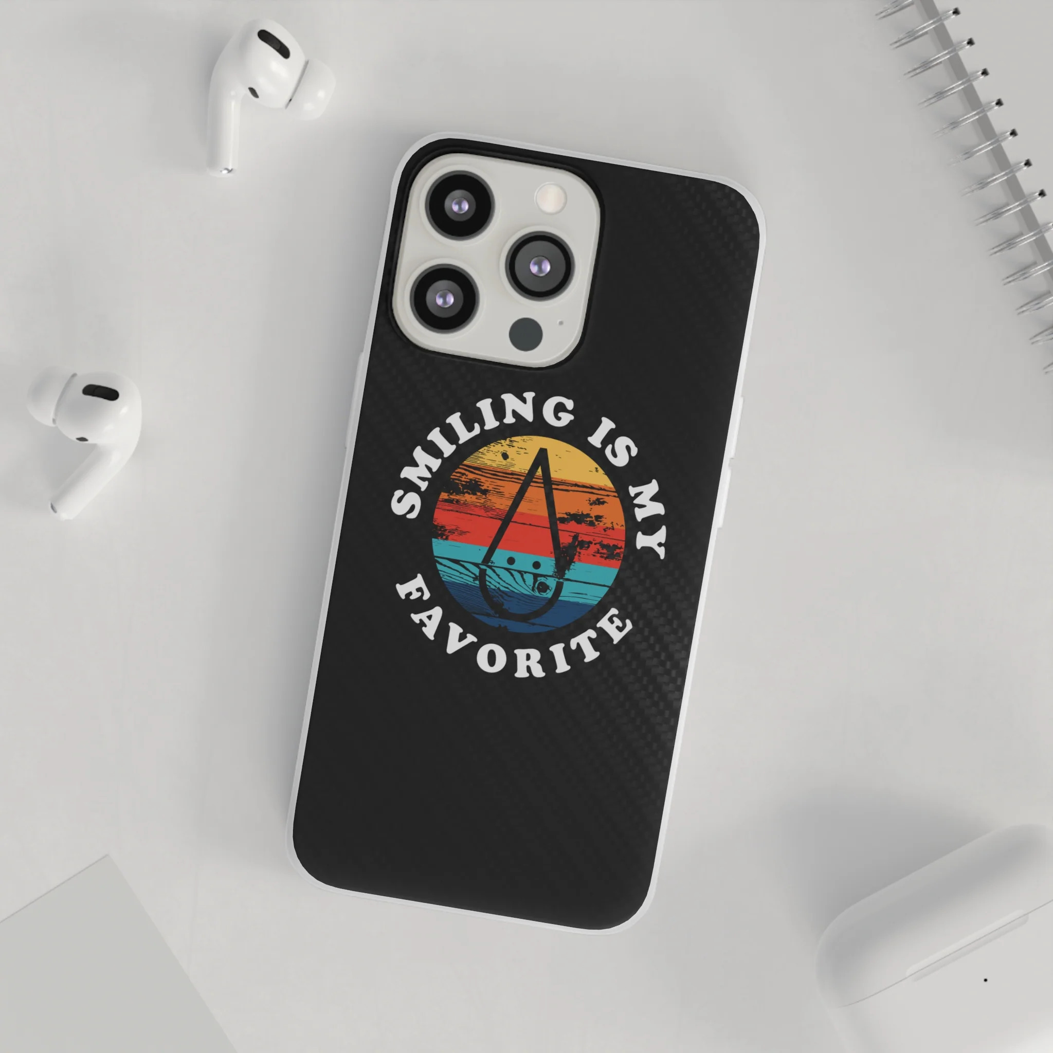 "Smiling Is My Favorite" Flexi Phone Case - Image 8