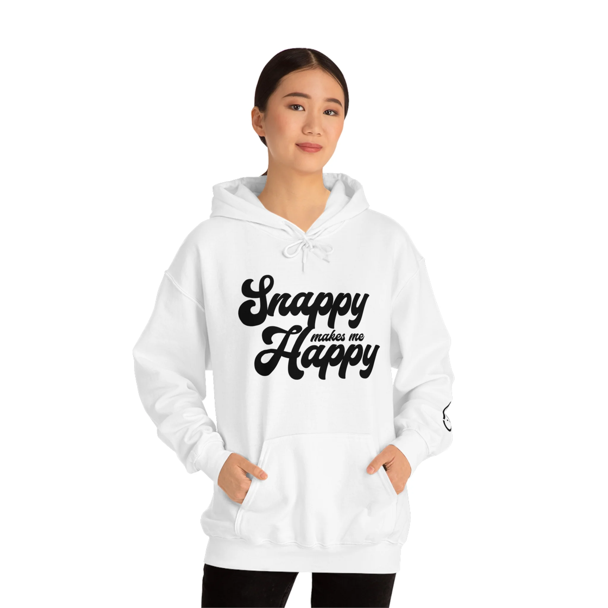 Snappy Makes Me Happy Hoodie - Image 100