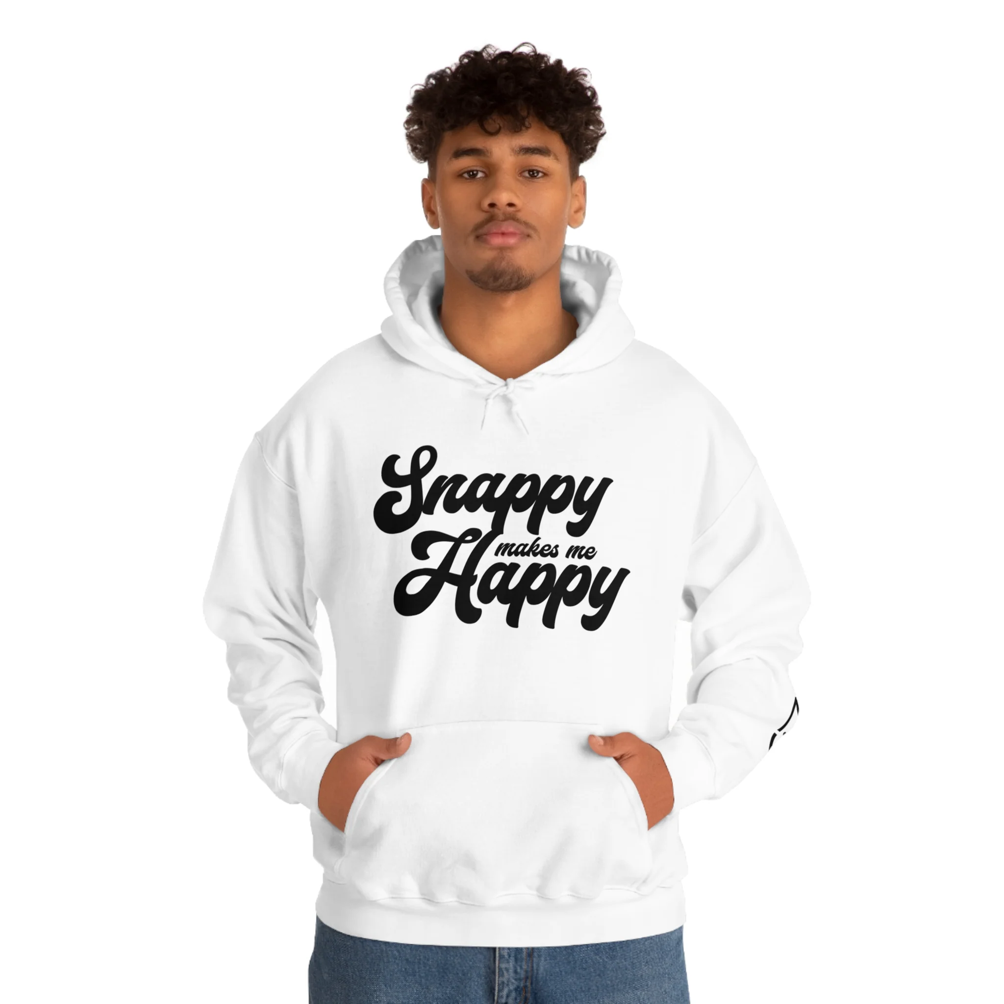 Snappy Makes Me Happy Hoodie - Image 101