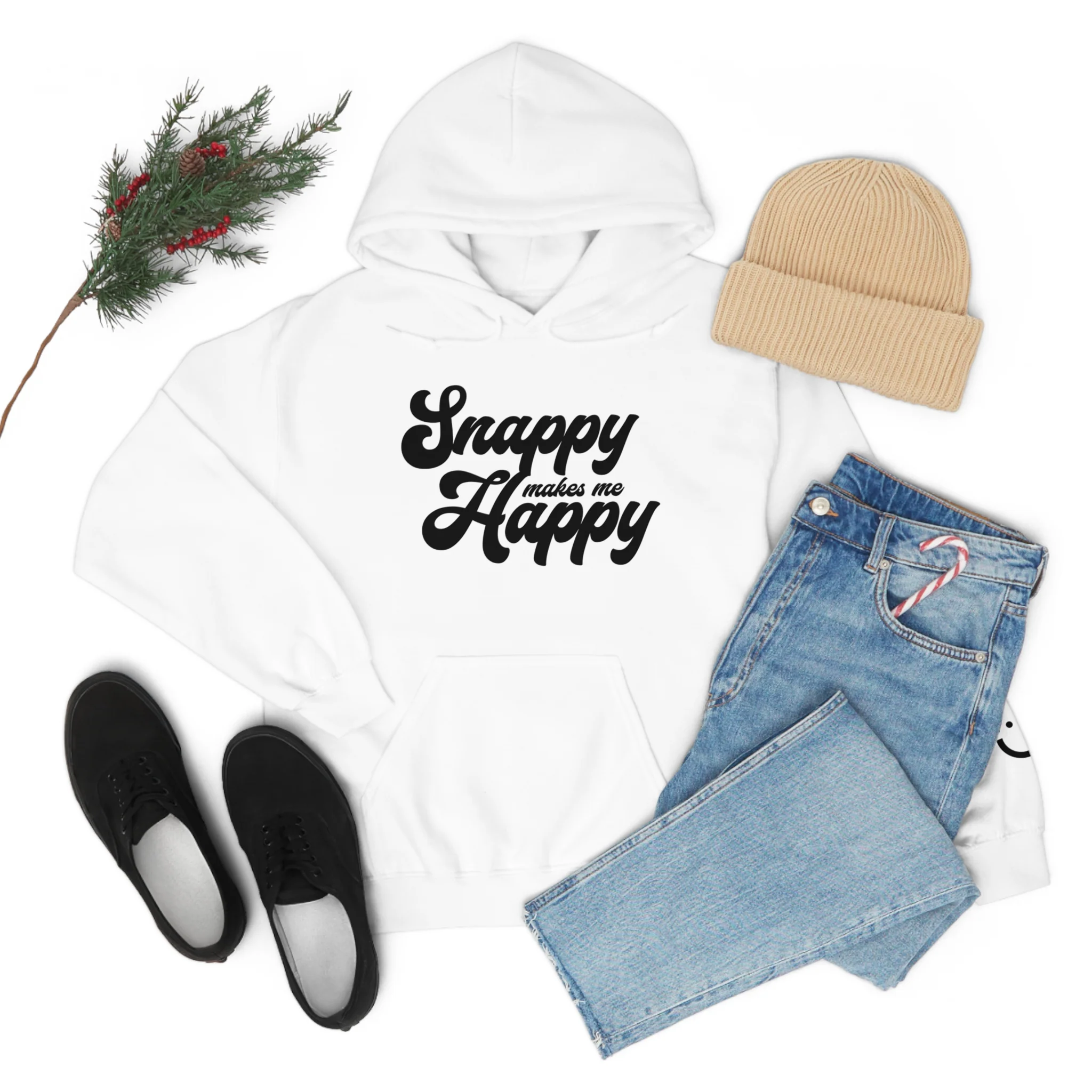 Snappy Makes Me Happy Hoodie - Image 105