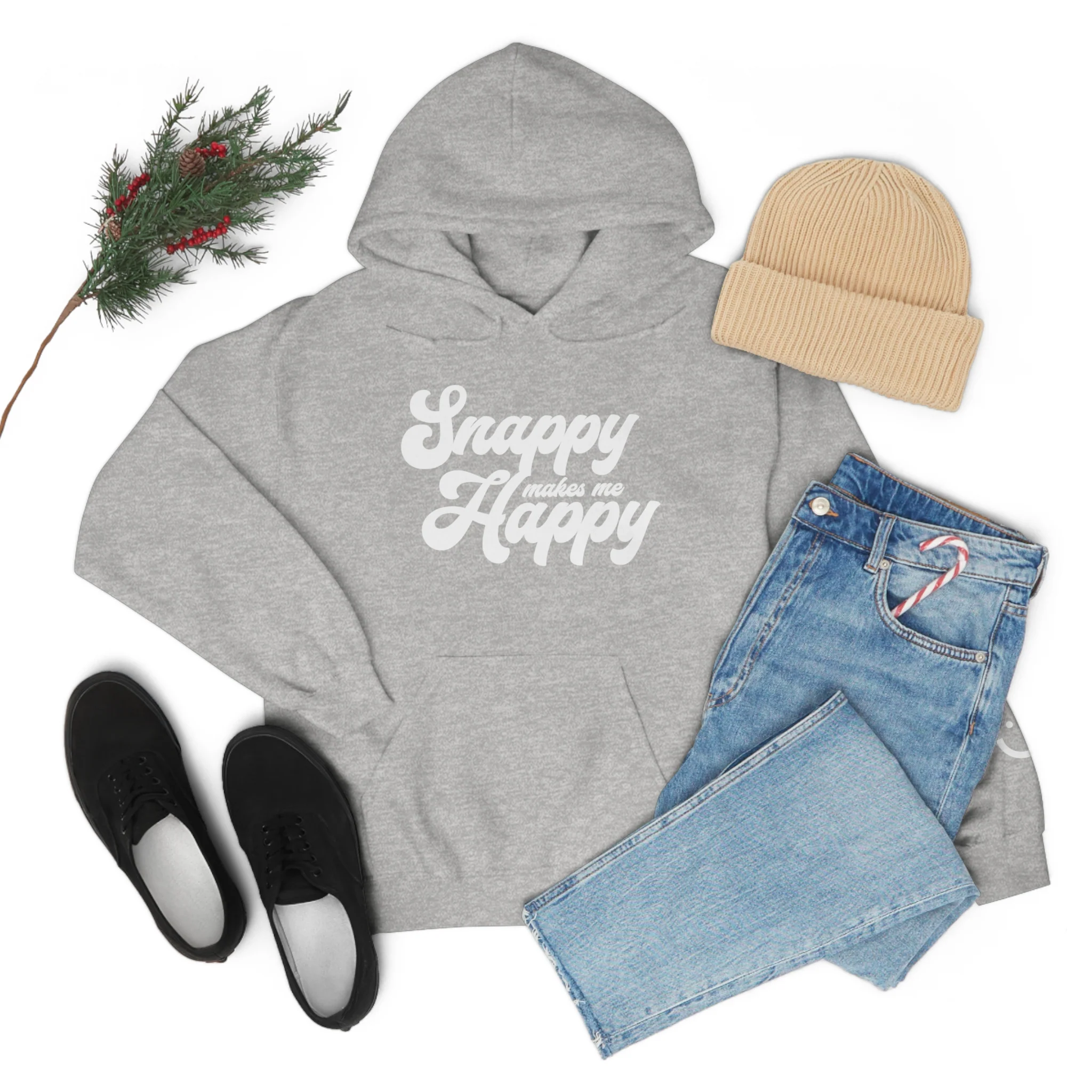 Snappy Makes Me Happy Hoodie - Image 12