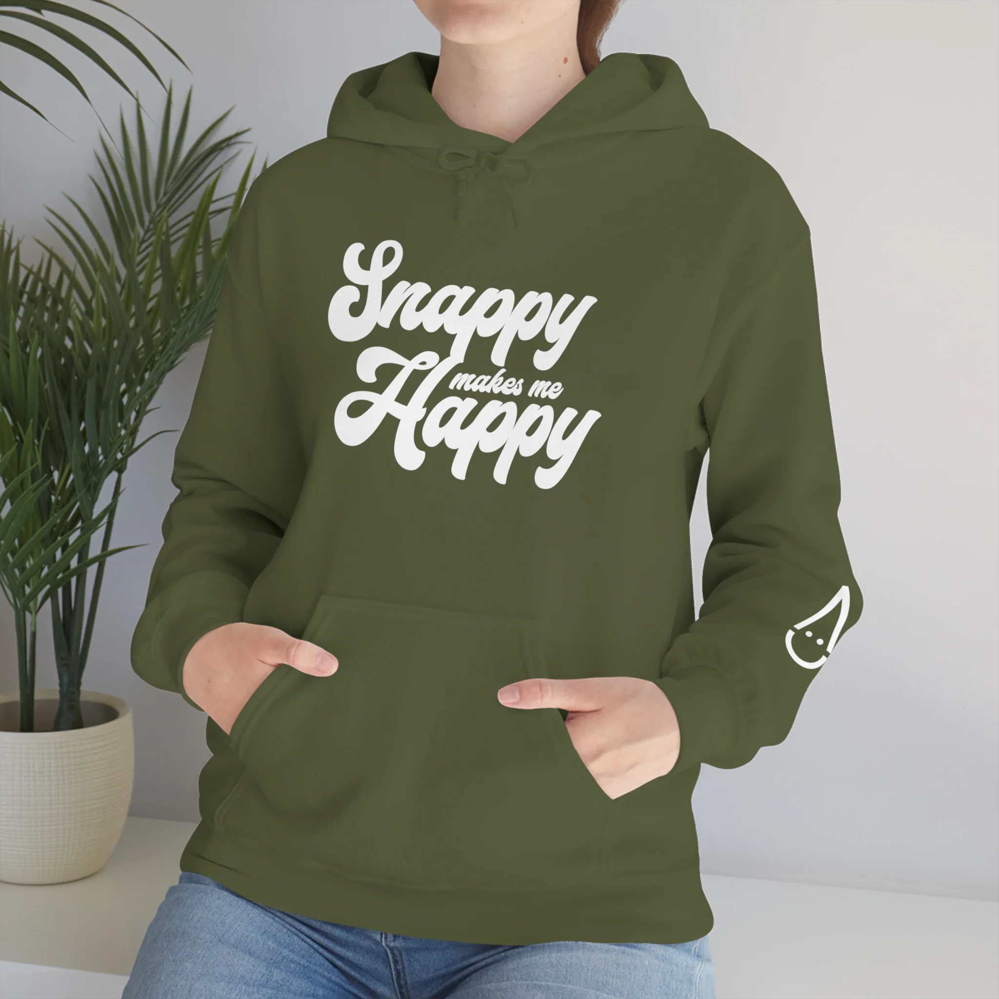 Snappy Makes Me Happy Hoodie - Image 64