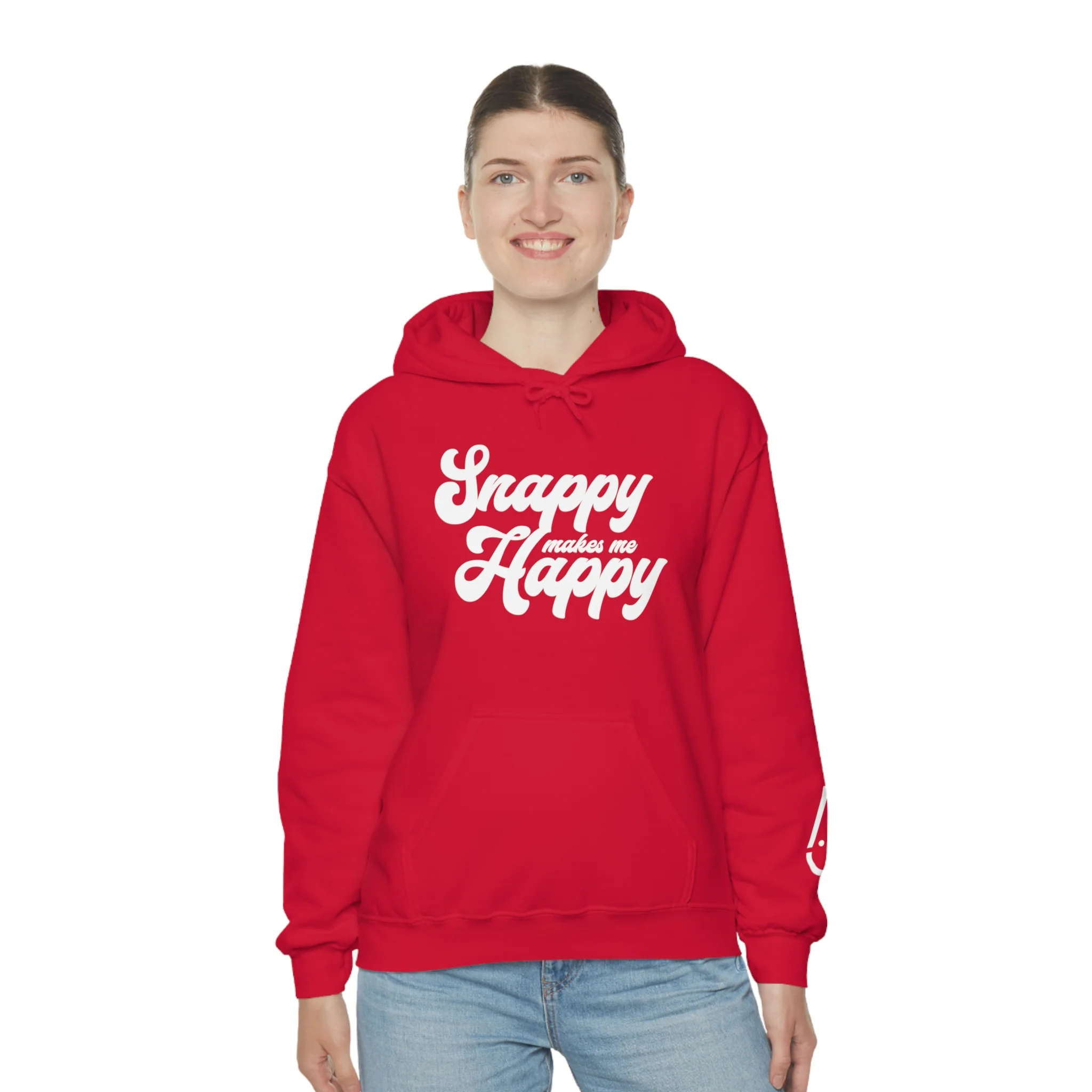 Snappy Makes Me Happy Hoodie - Image 78