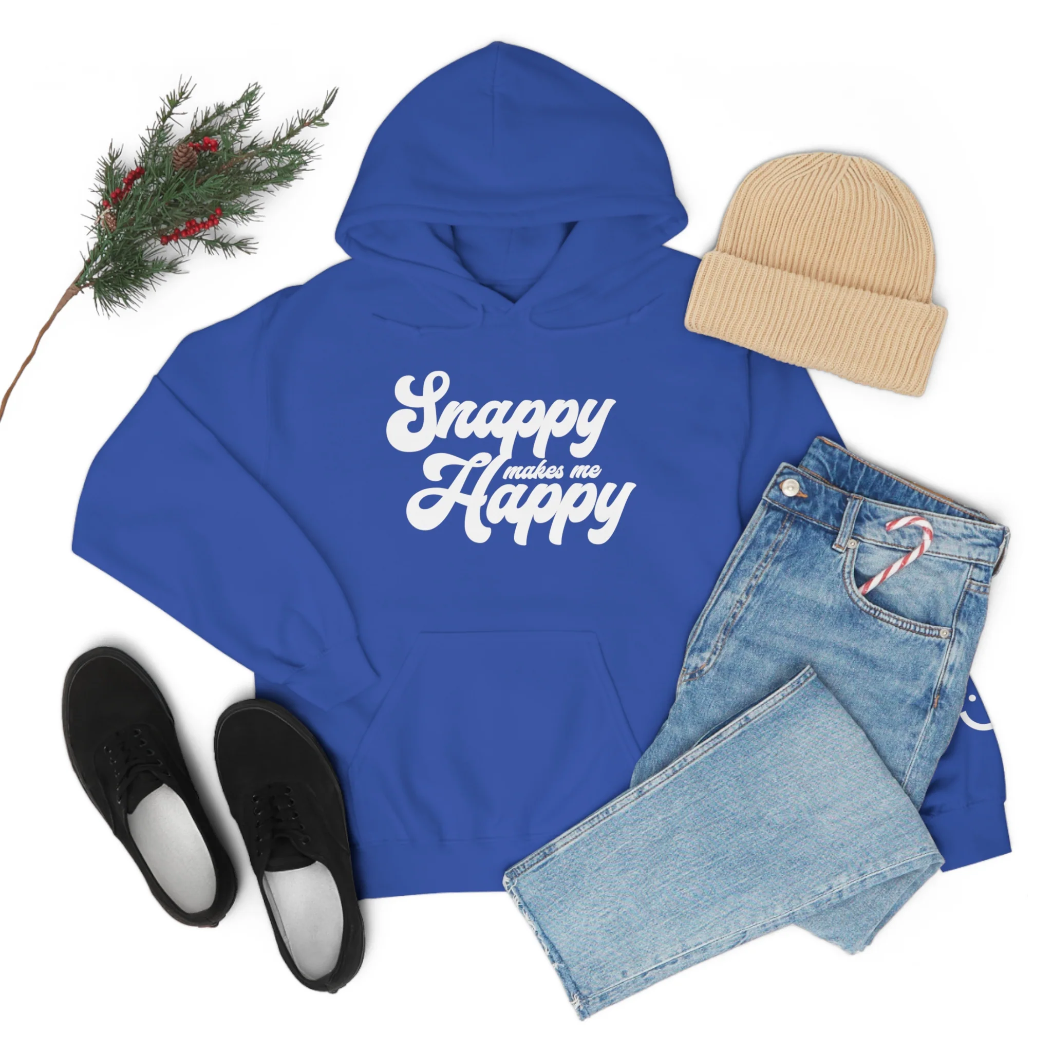 Snappy Makes Me Happy Hoodie - Image 89