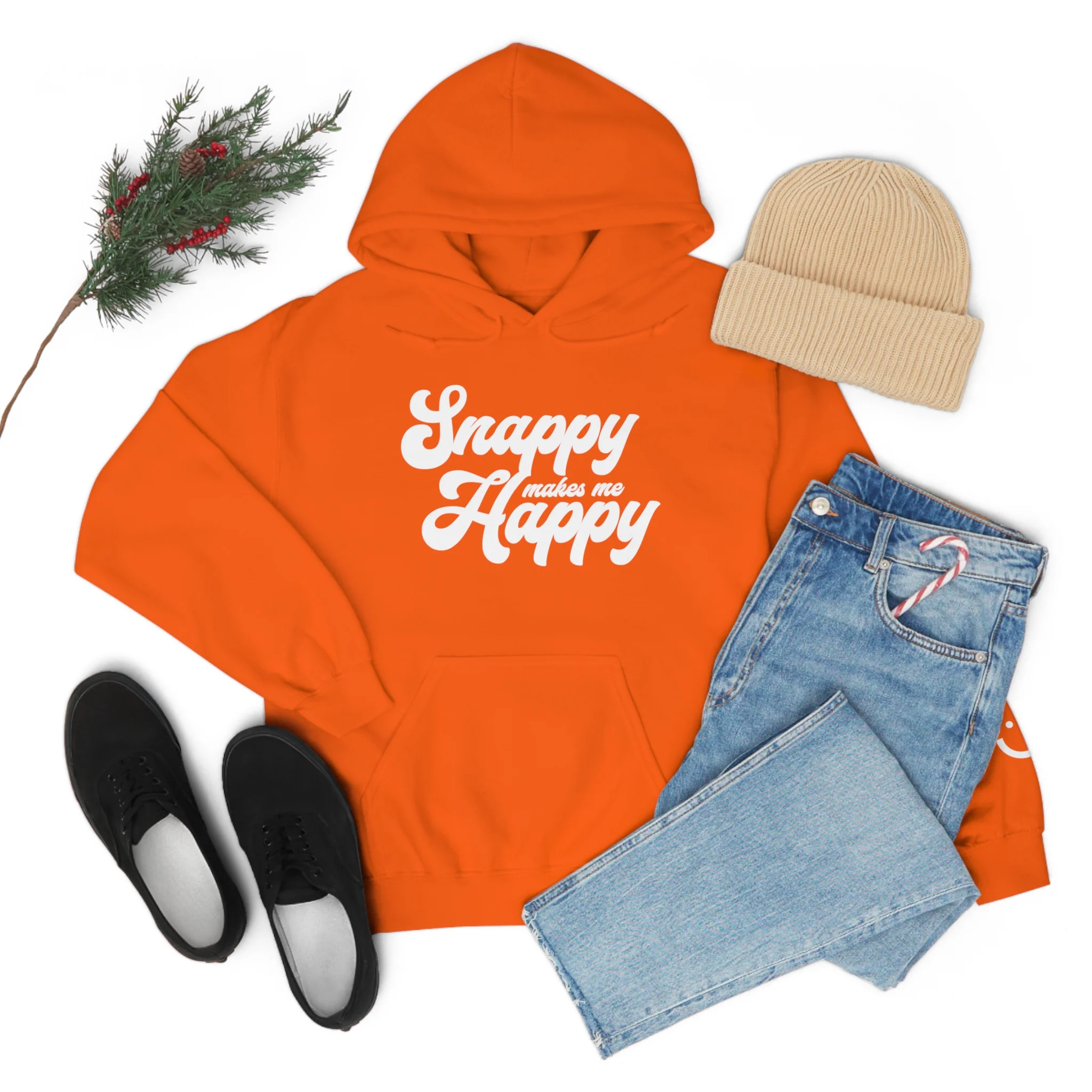 Snappy Makes Me Happy Hoodie - Image 97