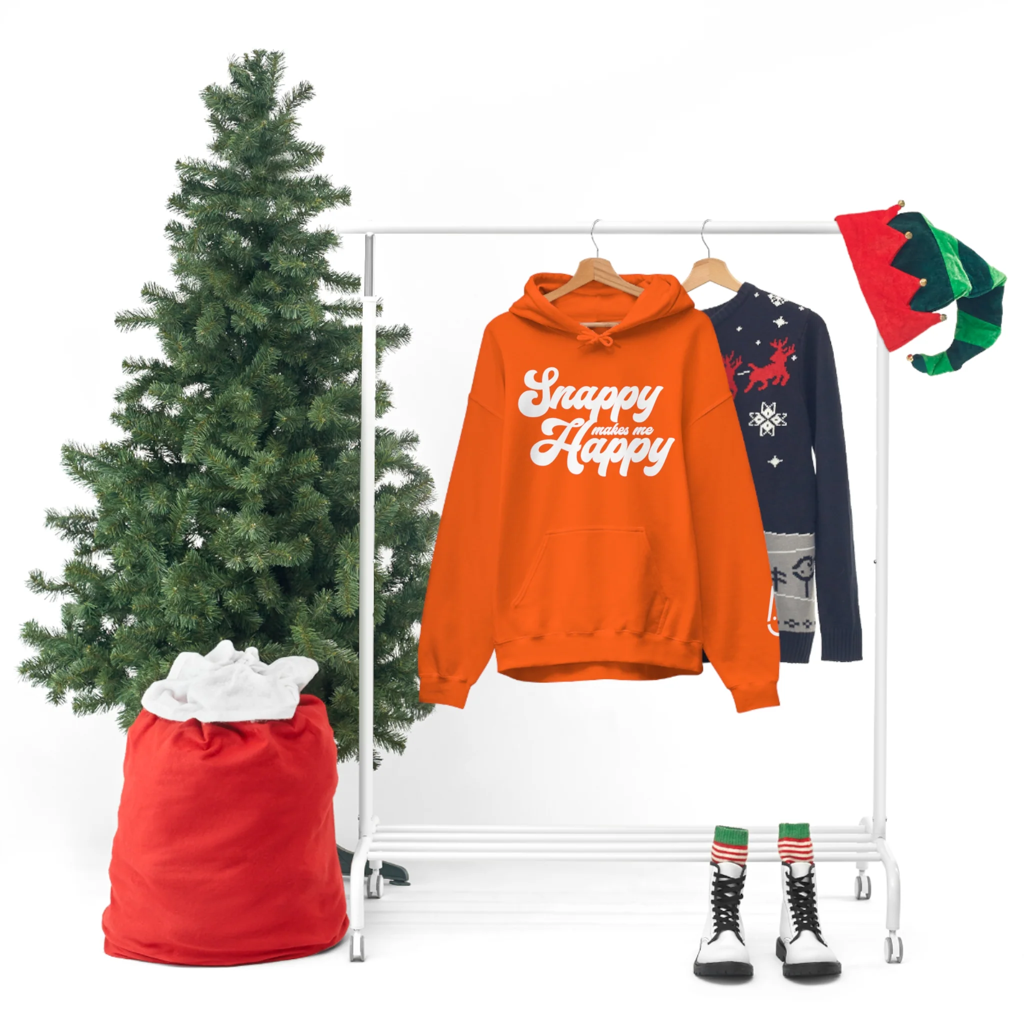 Snappy Makes Me Happy Hoodie - Image 98